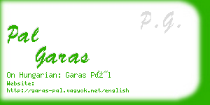 pal garas business card